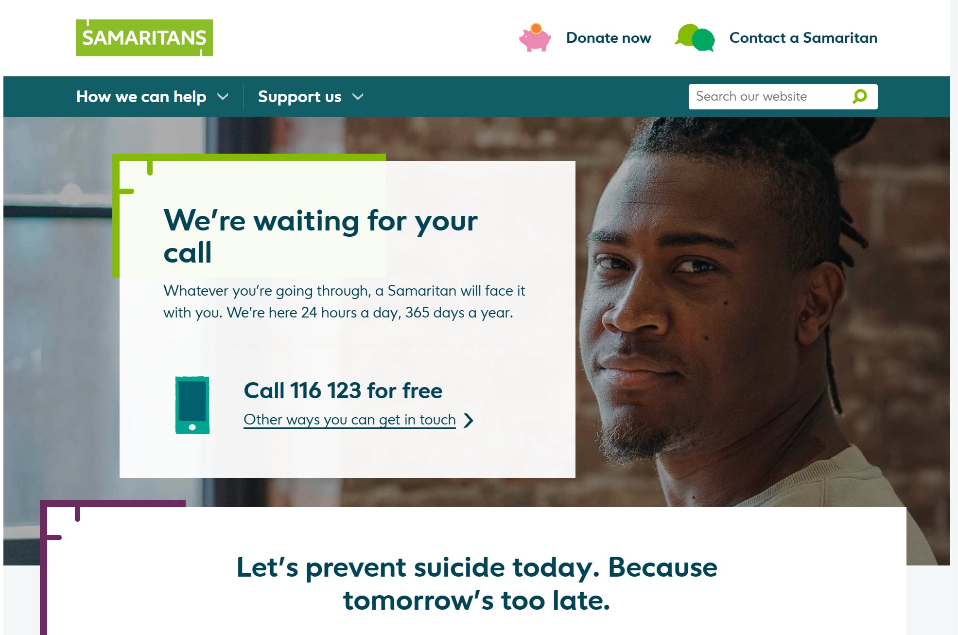 Visit https://www.samaritans.org
